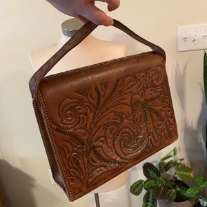 Bags - Vintage western tooled handbag Bags - Vintage western tooled handbag